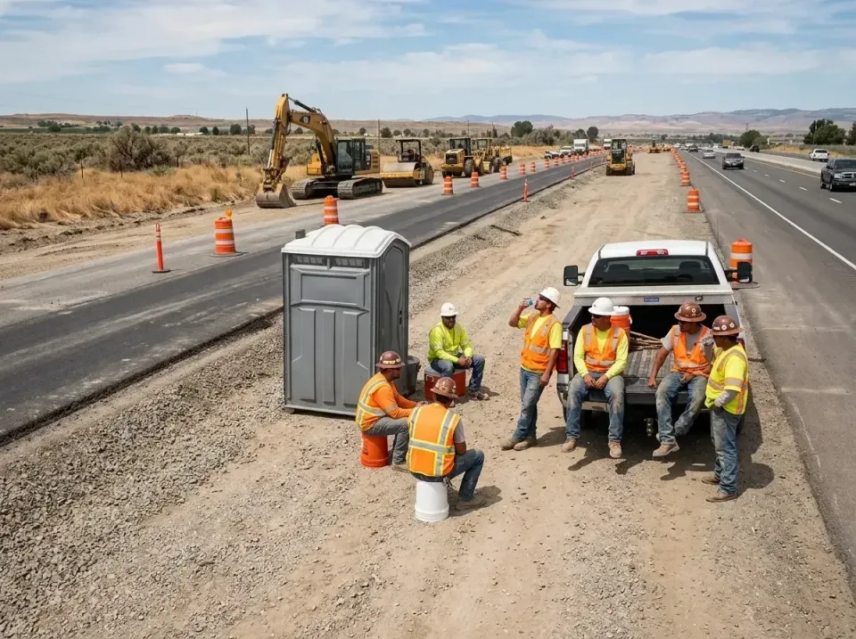 highway-road-construction-crew-007 — frequently asked questions, Porta Potty and Restroom Rentals in American Canyon, CA